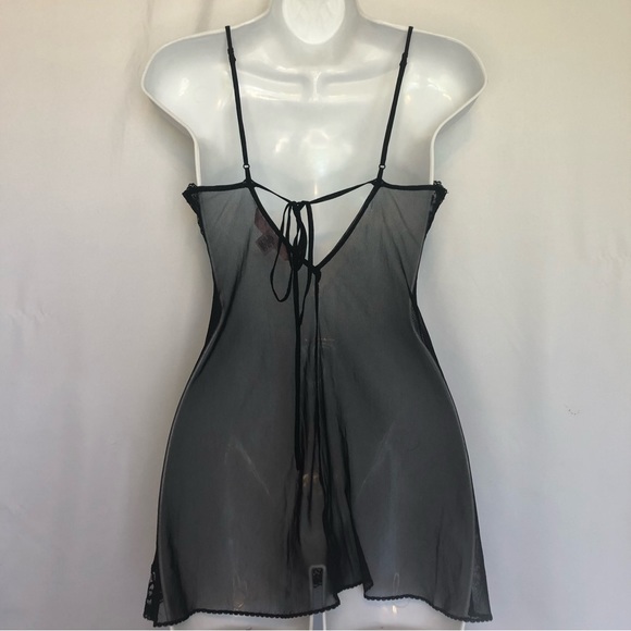 Vintage Y2K Victoria’s Secret Black Lace Nightgown - Picture 6 of 10